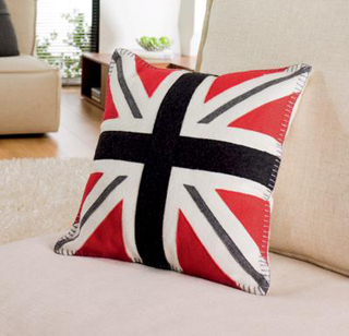 Union Jack cushion