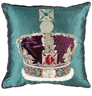 Designers Guild Royal Jubilee Crown Cushion