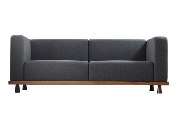 Podium Sofa in Walnut