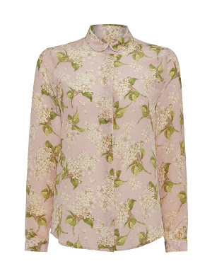 Silk Blouse in Ducky Pink £135
