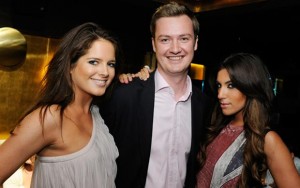 Alexandra 'Binky' Felstead, Jonathan Lloyd and Gabriella Ellis