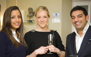 Champagne flowed at the launch of C.P. Hart's Notting Hill showroom