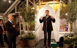 Alan Titchmarsh holds court