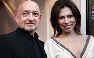 Sir Ben Kingsley with Daniela Lavender