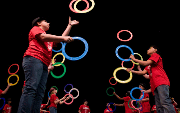 circus skills for kids