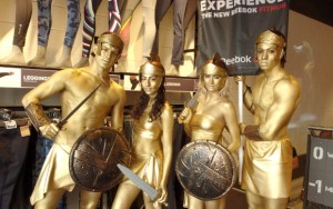 'Spartans' at the new Reebok FitHub store launch