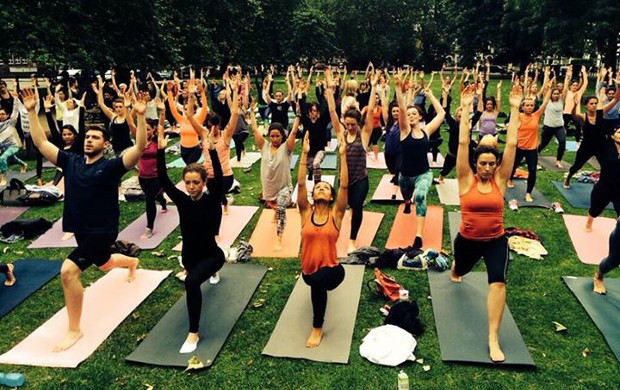 Yoga at Sweaty Betty